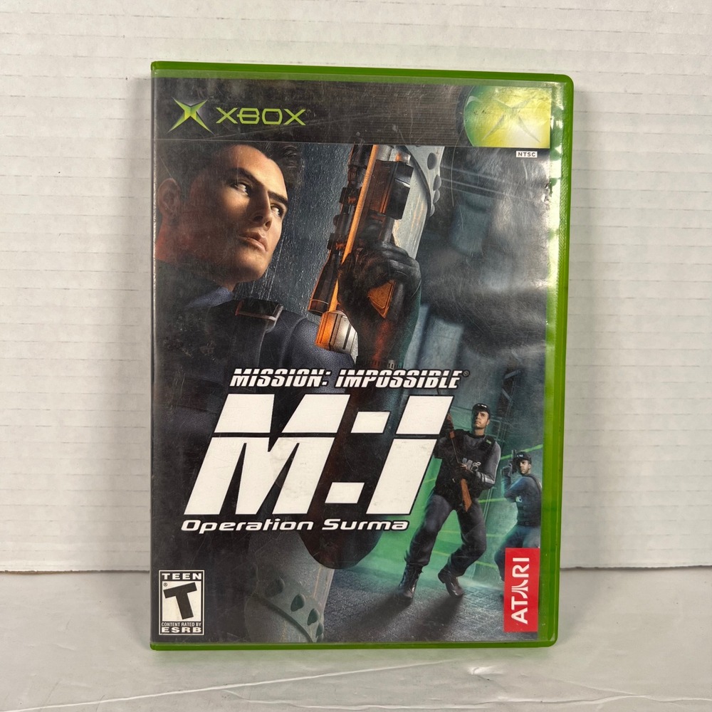 Mission Impossible Operation Surma Microsoft Xbox Original 2003 Atari Video Game